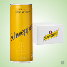 Load image into Gallery viewer, Schweppes Tonic Water - 250ml X 24 can Carton
